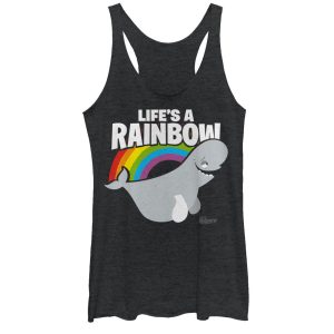 Women’s Finding Dory Bailey Life is a Rainbow Racerback Tank Top