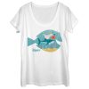 Women’s Finding Dory Fish Frame Scoop Neck