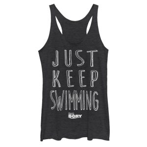 Women’s Finding Dory Keep Swimming Racerback Tank Top