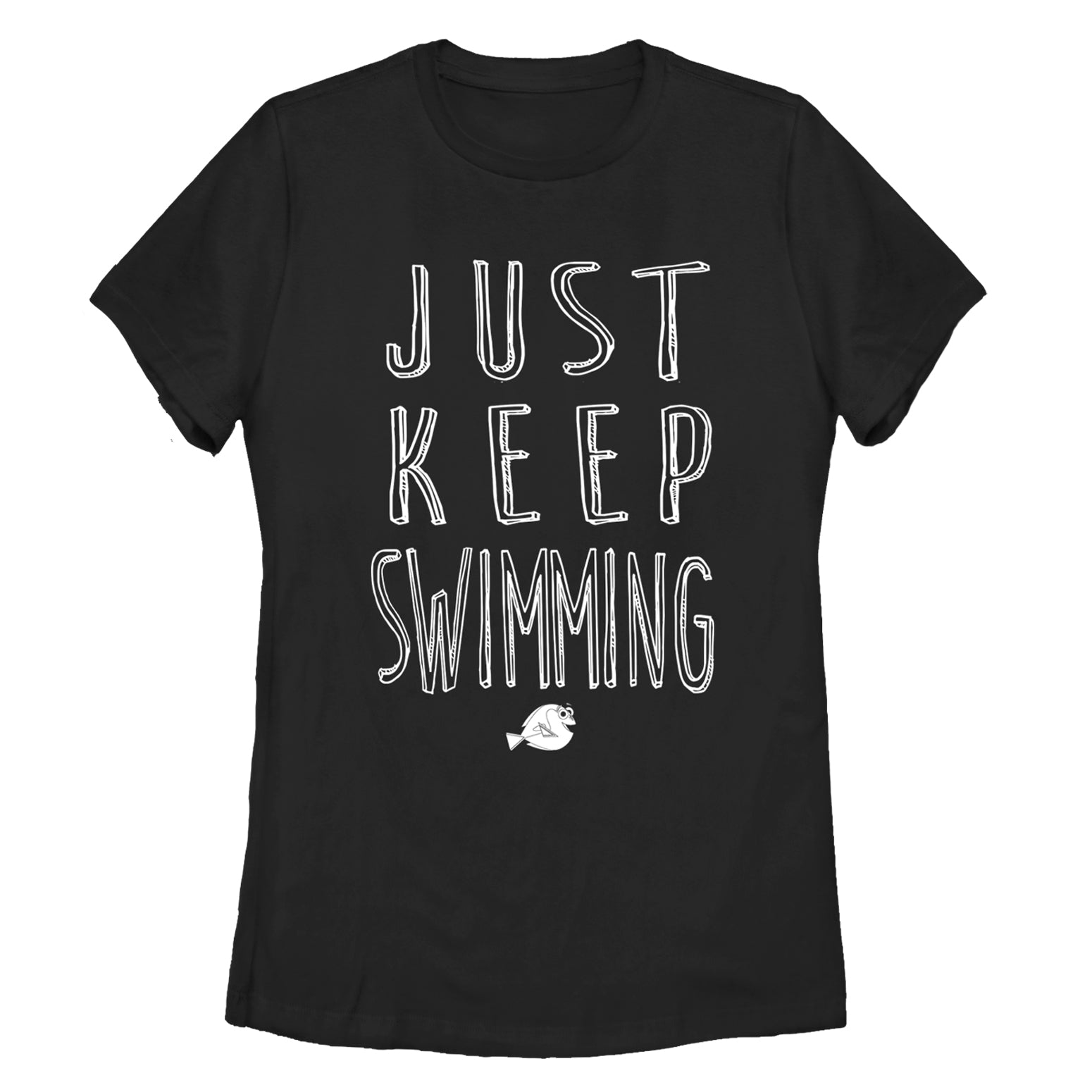 Women's Finding Dory Keep Swimming T-Shirt Women's Finding Dory Keep Swimming T-Shirt