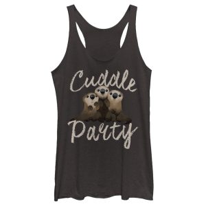 Women’s Finding Dory Otter Cuddle Party Racerback Tank Top