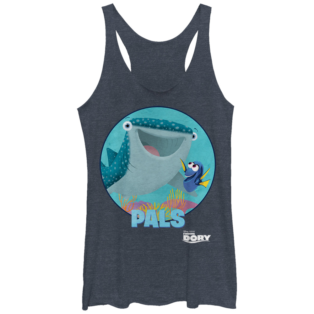 Women's Finding Dory Pals Destiny Racerback Tank Top Women's Finding Dory Pals Destiny Racerback Tank Top