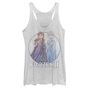 Women’s Frozen 2 Sister Circle Logo Racerback Tank Top