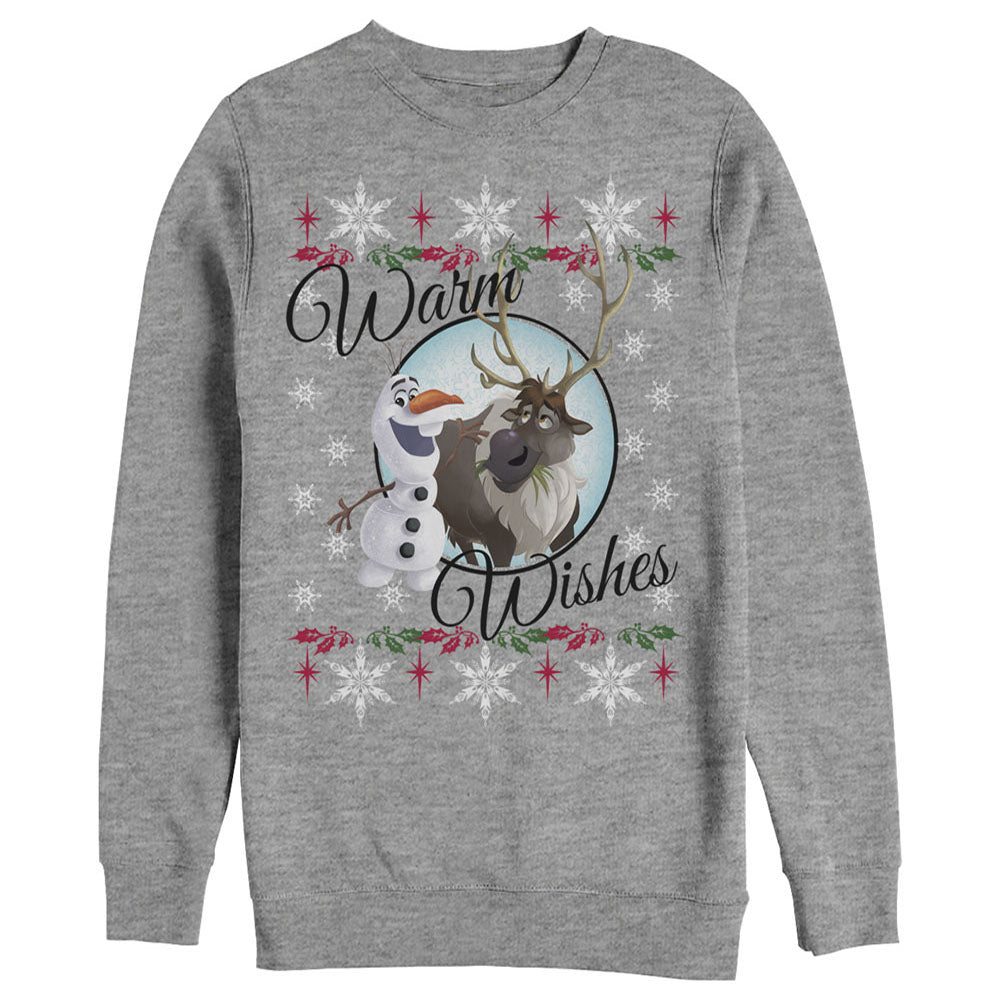 Women's Frozen Christmas Warm Wishes Sweatshirt Women's Frozen Christmas Warm Wishes Sweatshirt