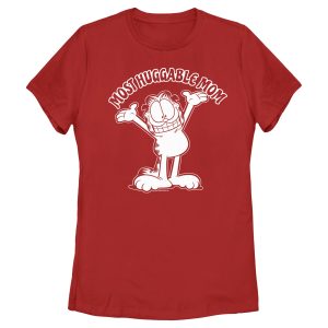 Women’s Garfield Most Huggable Mom T-Shirt