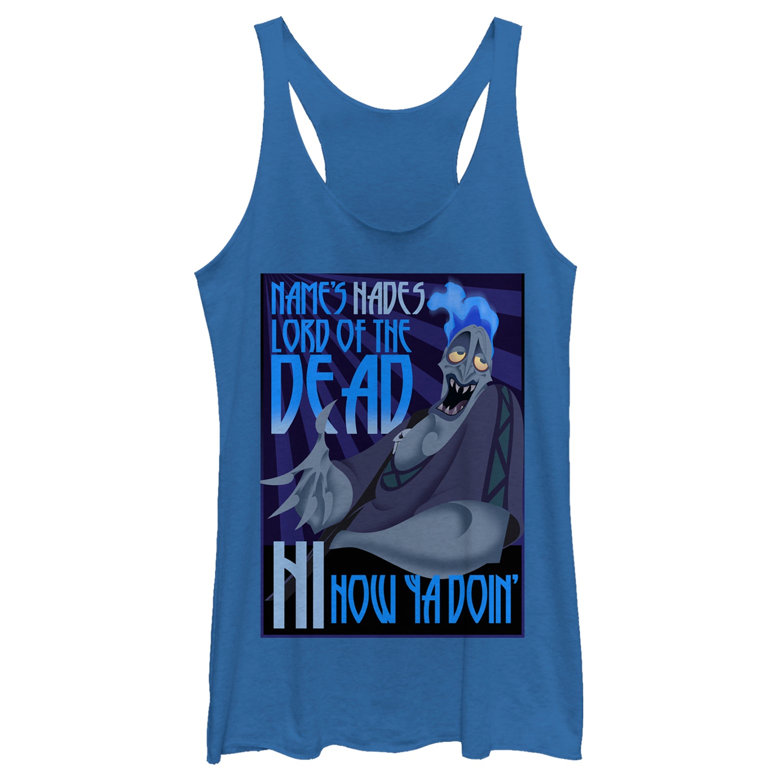 Women's Hercules Hades Lord of Dead Racerback Tank Top Women's Hercules Hades Lord of Dead Racerback Tank Top