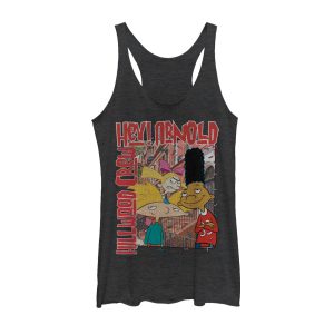 Women’s Hey Arnold! Confetti Racerback Tank Top