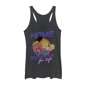 Women’s Hey Arnold! Home Skillets for Life Racerback Tank Top