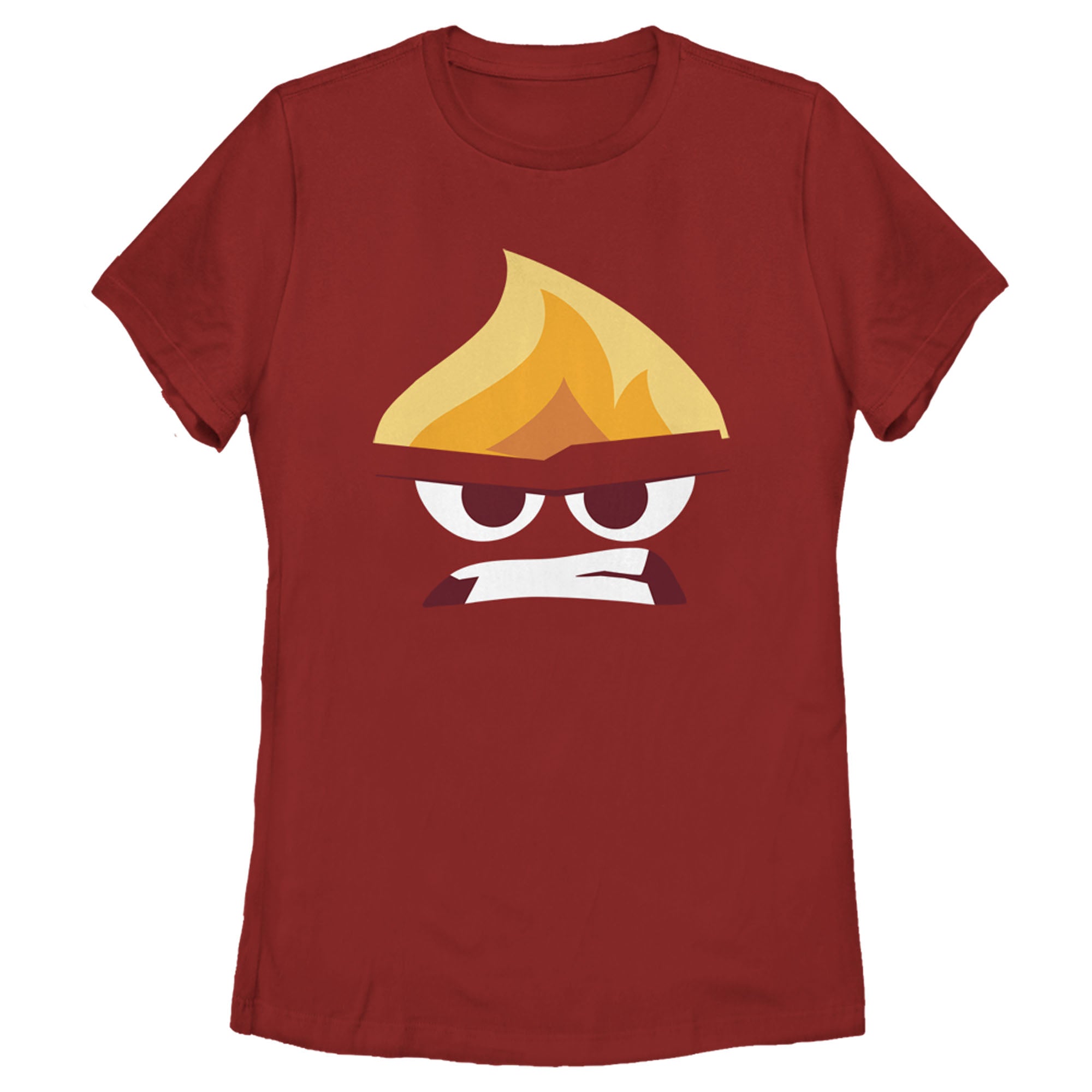 Women's Inside Out Angry Portrait T-Shirt Women's Inside Out Angry Portrait T-Shirt