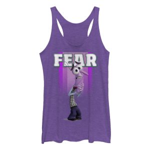 Women’s Inside Out Fear Portrait Racerback Tank Top