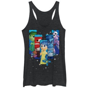 Women’s Inside Out Riley’s Emotions Boxes Racerback Tank Top