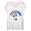 Women’s Inside Out Sadness Rainbow Scoop Neck