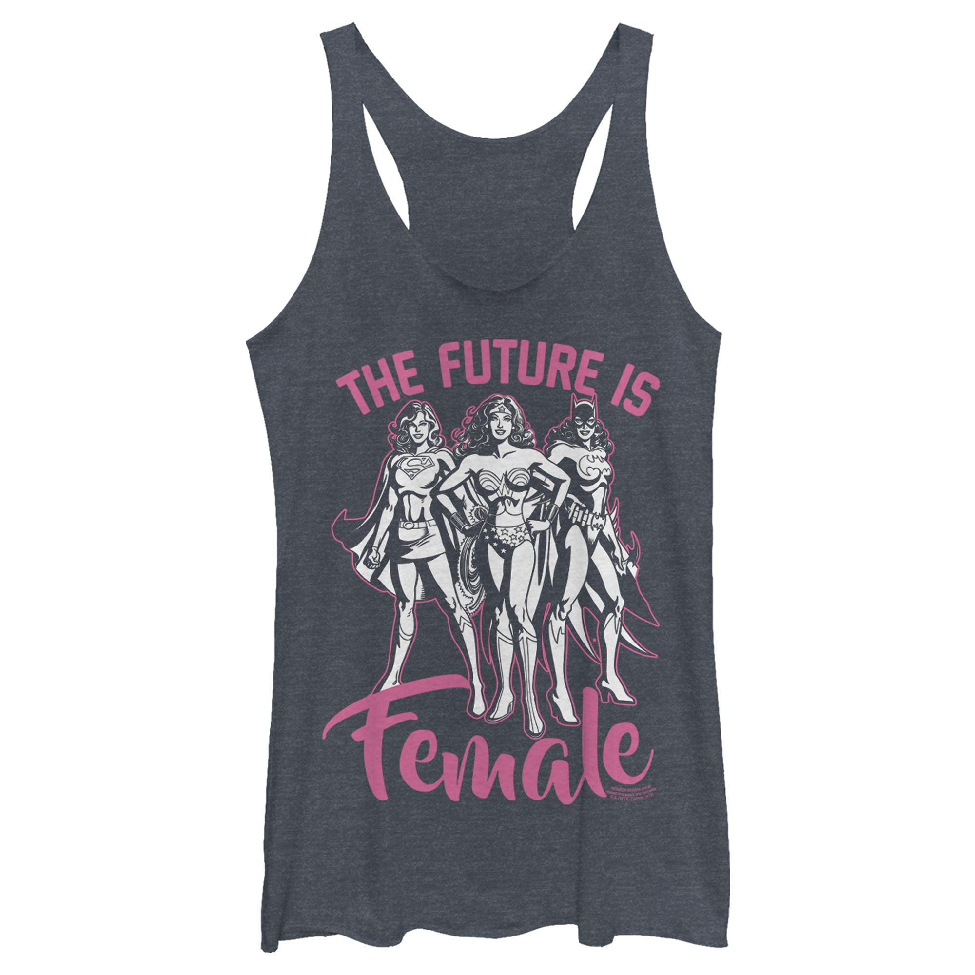 Women's Justice League Future is Female Racerback Tank Top Women's Justice League Future is Female Racerback Tank Top