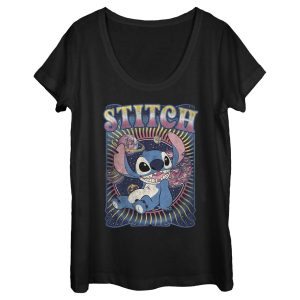 Women’s Lilo & Stitch Distressed Planets Stitch T-Shirt