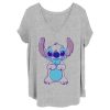 Women’s Lilo & Stitch Outlined Stitch Sketch T-Shirt