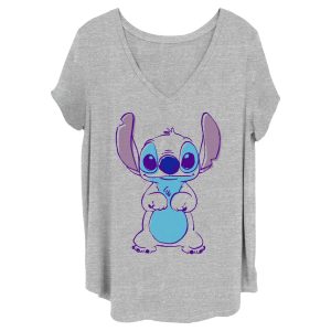 Women’s Lilo & Stitch Outlined Stitch Sketch T-Shirt
