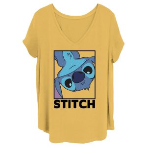 Women’s Lilo & Stitch Peekaboo Stitch Portrait T-Shirt
