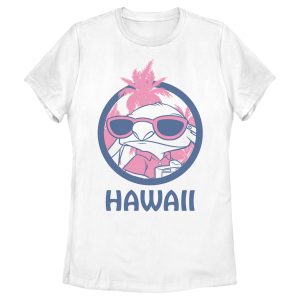 Women’s Lilo & Stitch Pink Sunglasses Stitch T-Shirt