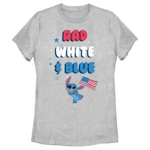 Women’s Lilo & Stitch Rad White and Blue T-Shirt