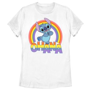 Women’s Lilo & Stitch Rainbow Ohana T-Shirt