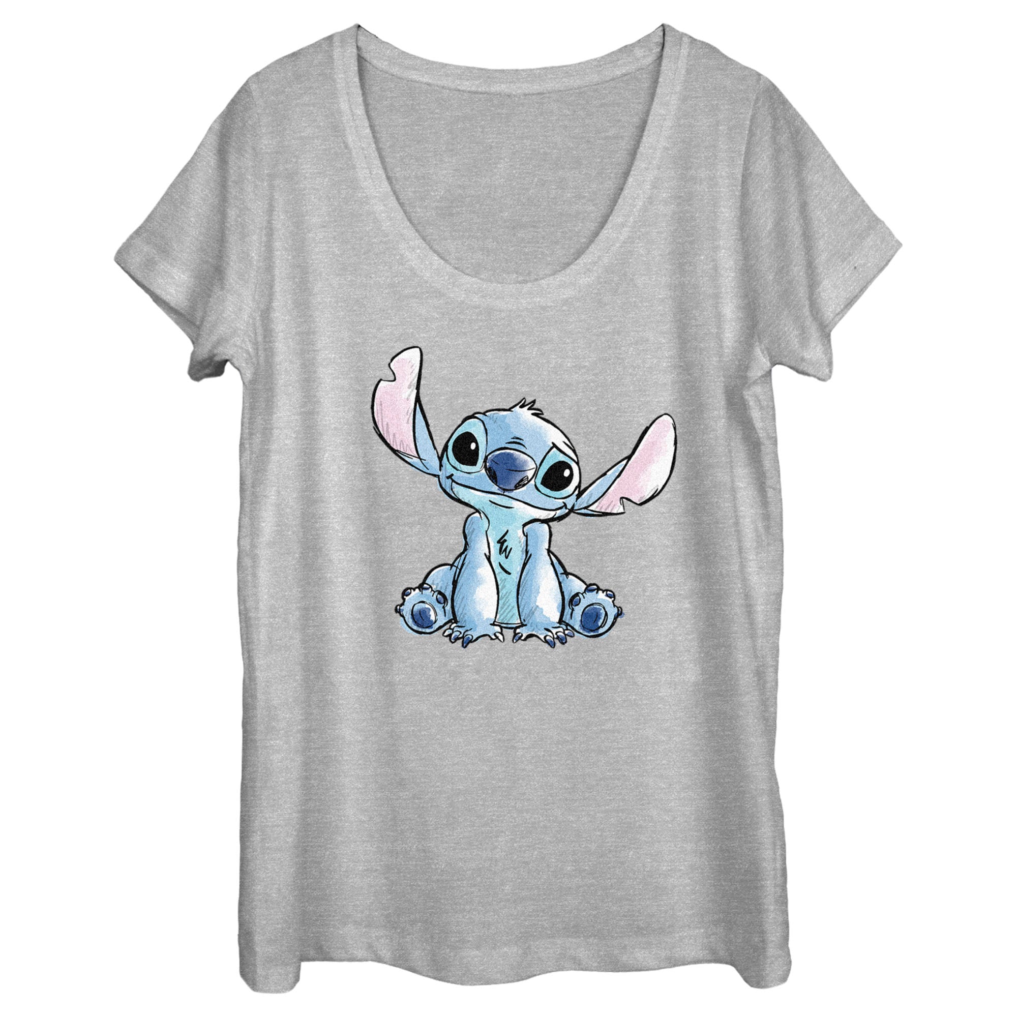 Women's Lilo & Stitch Sketch Stitch T-Shirt Women's Lilo & Stitch Sketch Stitch T-Shirt