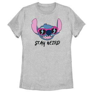 Women’s Lilo & Stitch Stay Weird Sunglasses Stitch T-Shirt