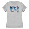 Women’s Lilo & Stitch Triple Stay Weird T-Shirt