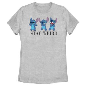 Women’s Lilo & Stitch Triple Stay Weird T-Shirt