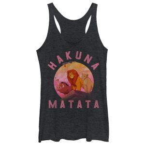 Women’s Lion King Hakuna Matata Friend Scene Racerback Tank Top