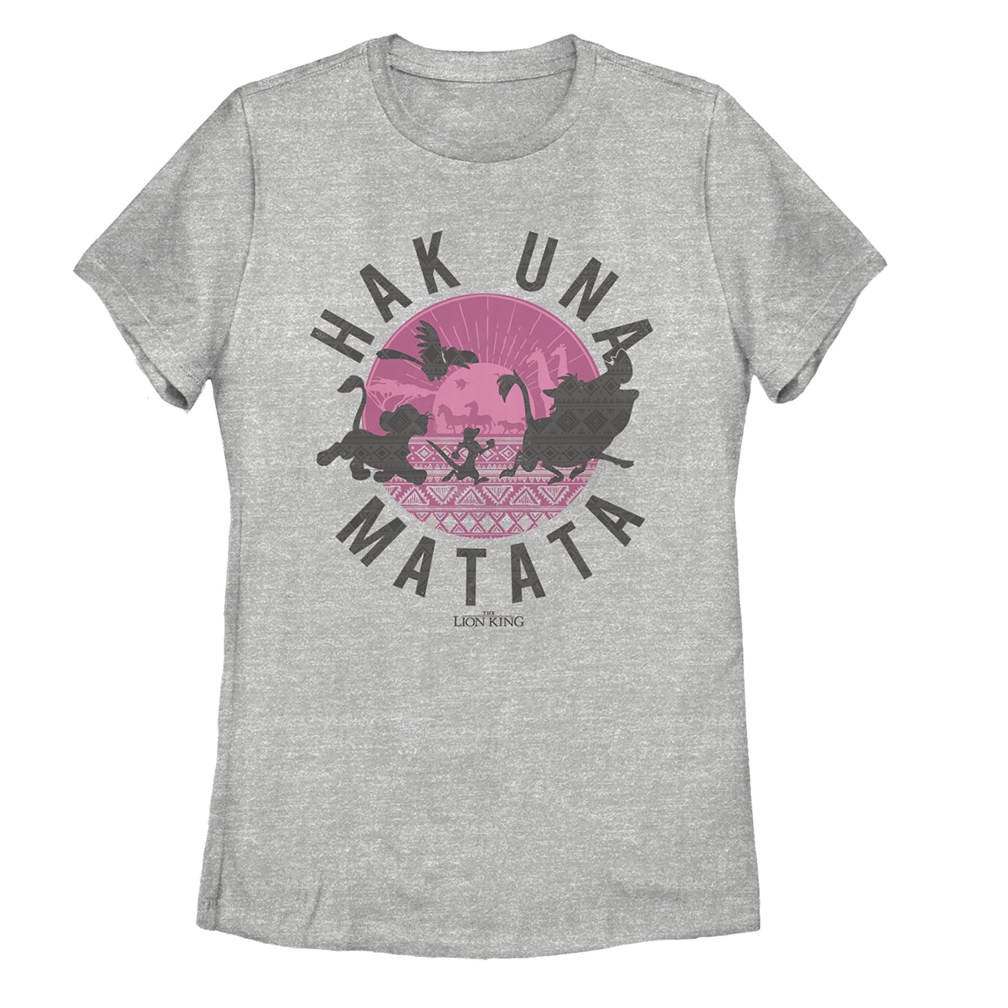 Women's Lion King Hakuna Matata Ornate Circle T-Shirt Women's Lion King Hakuna Matata Ornate Circle T-Shirt
