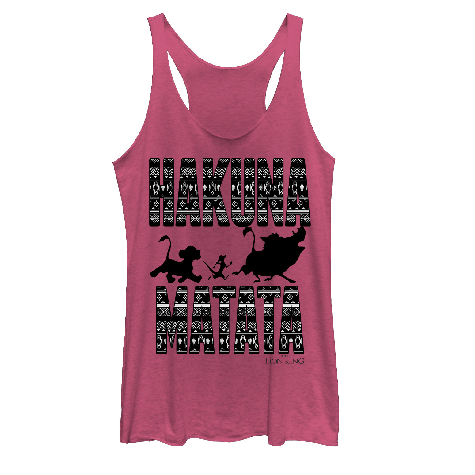Women's Lion King Hakuna Matata Racerback Tank Top Women's Lion King Hakuna Matata Racerback Tank Top