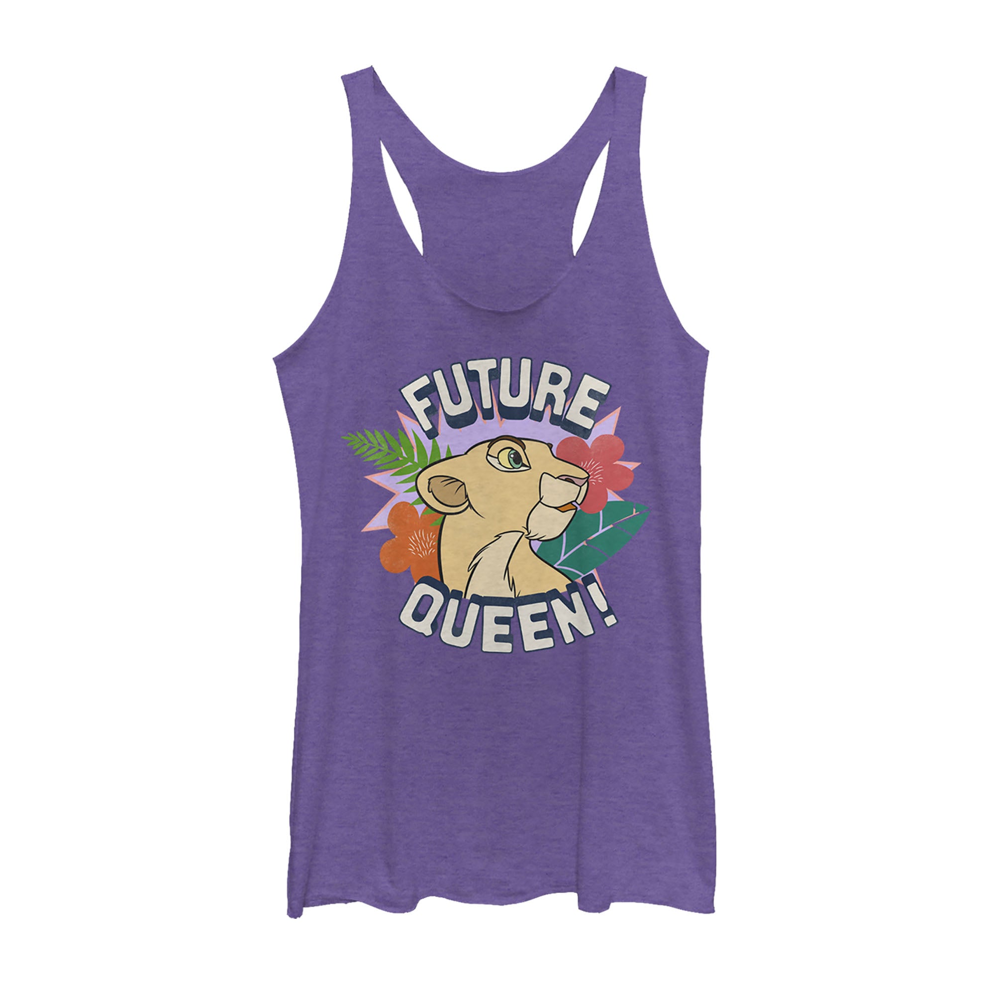 Women's Lion King Nala Future Queen Racerback Tank Top Women's Lion King Nala Future Queen Racerback Tank Top