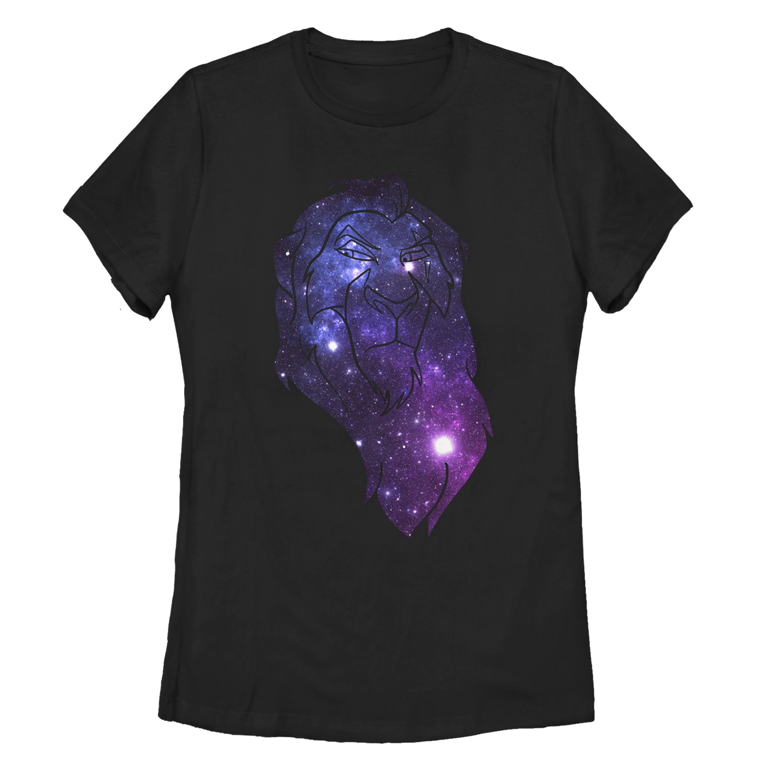 Women's Lion King Scar Star Profile T-Shirt Women's Lion King Scar Star Profile T-Shirt