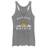 Women’s Lion King Silhouette Sunrise Racerback Tank Top