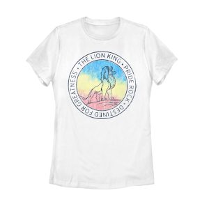 Women’s Lion King Simba Destiny Rainbow T-Shirt
