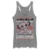 Women’s Lion King Ugly Christmas Simba Racerback Tank Top