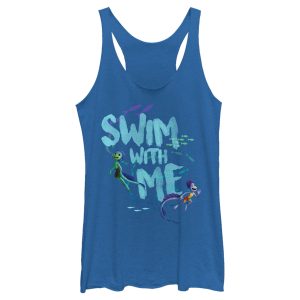 Women’s Luca Swim With Me Sea Monsters Racerback Tank Top