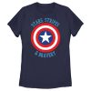 Women’s Marvel Avengers Captain America Stars Stripes & Bravery T-Shirt