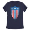 Women’s Marvel Avengers Captain America USO Shield T-Shirt