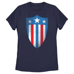 Women’s Marvel Avengers Captain America USO Shield T-Shirt