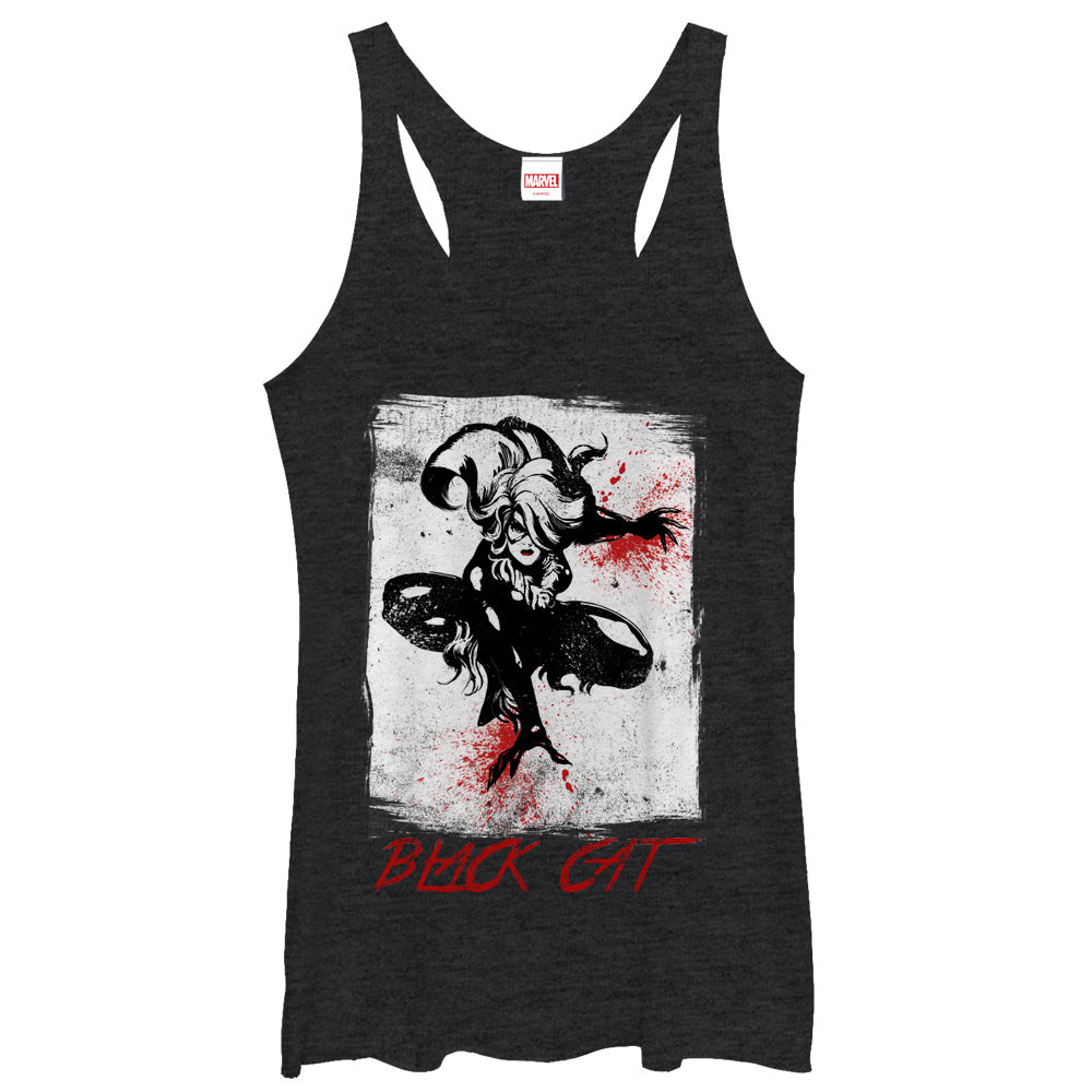 Women's Marvel Black Cat Racerback Tank Top Women's Marvel Black Cat Racerback Tank Top
