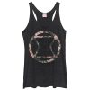 Women’s Marvel Black Widow Floral Racerback Tank Top