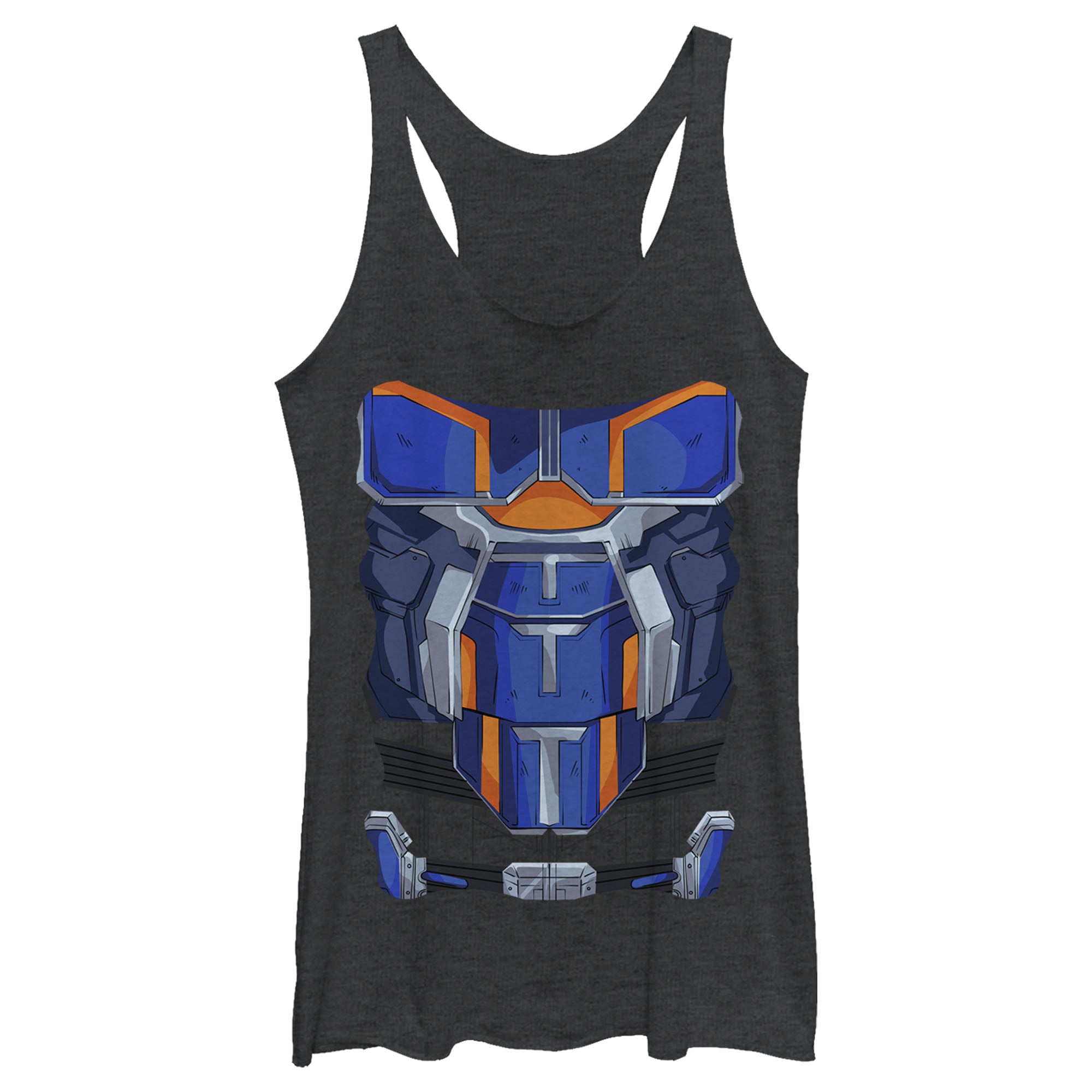 Women's Marvel Black Widow Taskmaster Costume Racerback Tank Top Women's Marvel Black Widow Taskmaster Costume Racerback Tank Top