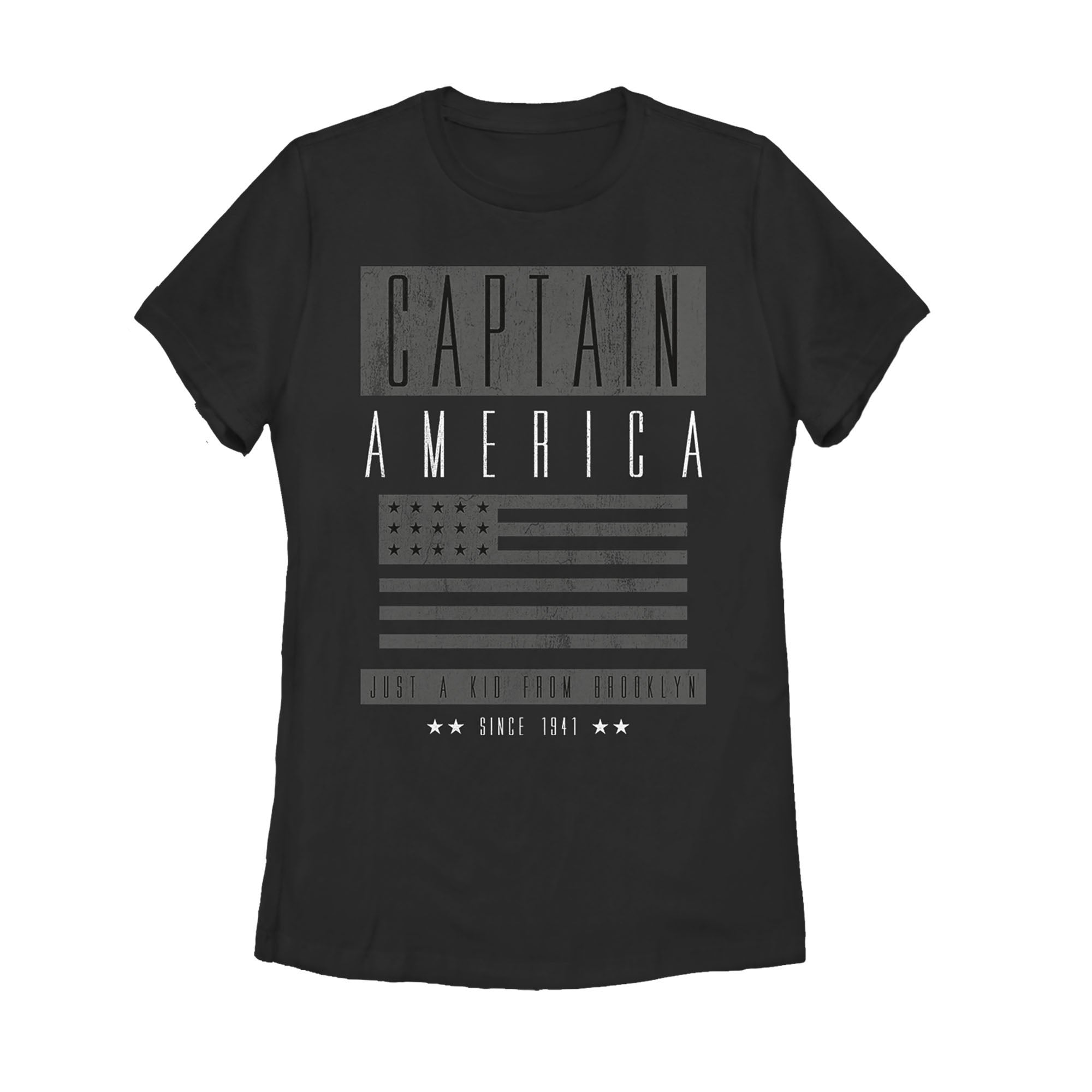 Women's Marvel Captain America Brooklyn Kid T-Shirt Women's Marvel Captain America Brooklyn Kid T-Shirt