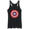 Women’s Marvel Captain America Pixelated Shield Racerback Tank Top
