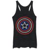 Women’s Marvel Captain America Shield Neon Light Racerback Tank Top