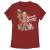 Women’s Marvel Christmas Groot & Rocket Season Grooting T-Shirt