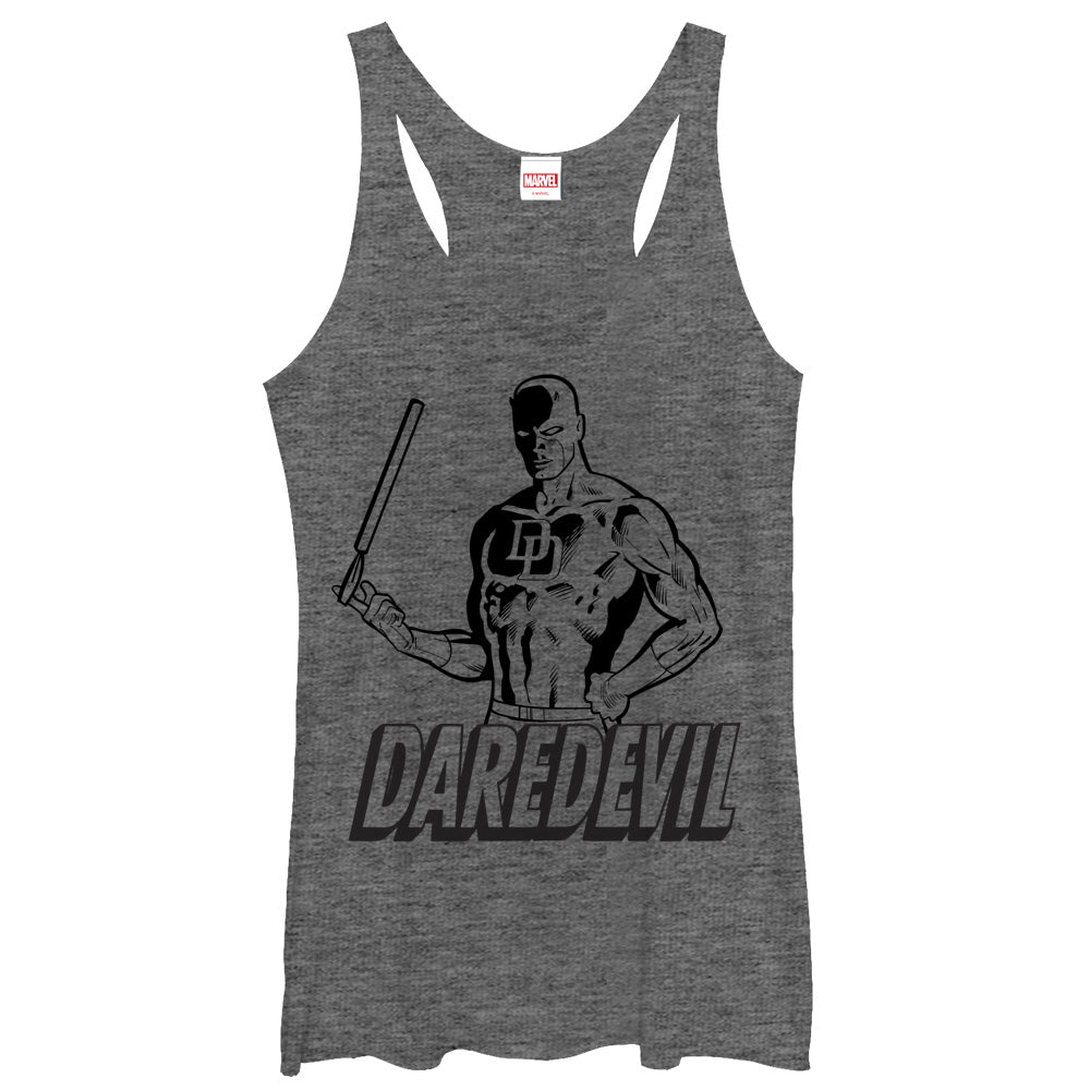 Women's Marvel Daredevil Billy Club Racerback Tank Top Women's Marvel Daredevil Billy Club Racerback Tank Top