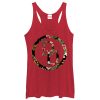 Women’s Marvel Daredevil Floral Logo Racerback Tank Top