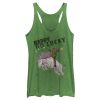 Women’s Marvel Deadpool Lucky Unicorn St. Patrick’s Racerback Tank Top